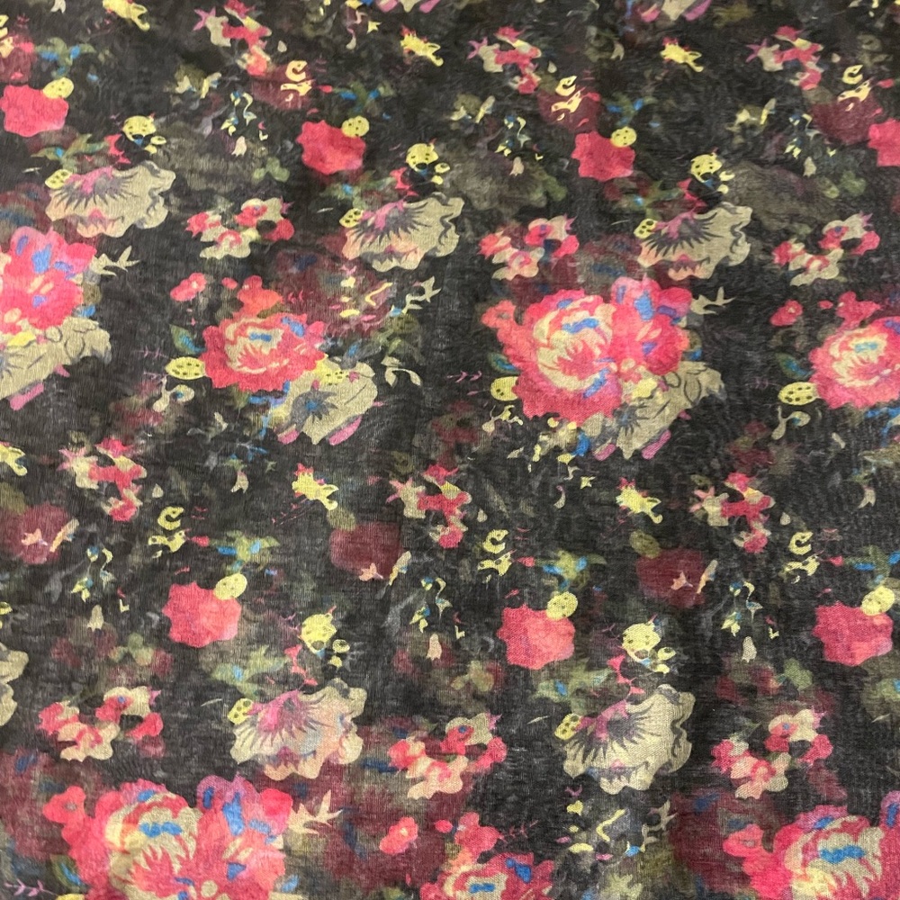 Floral Infinity Scarf - Picture 2 of 2